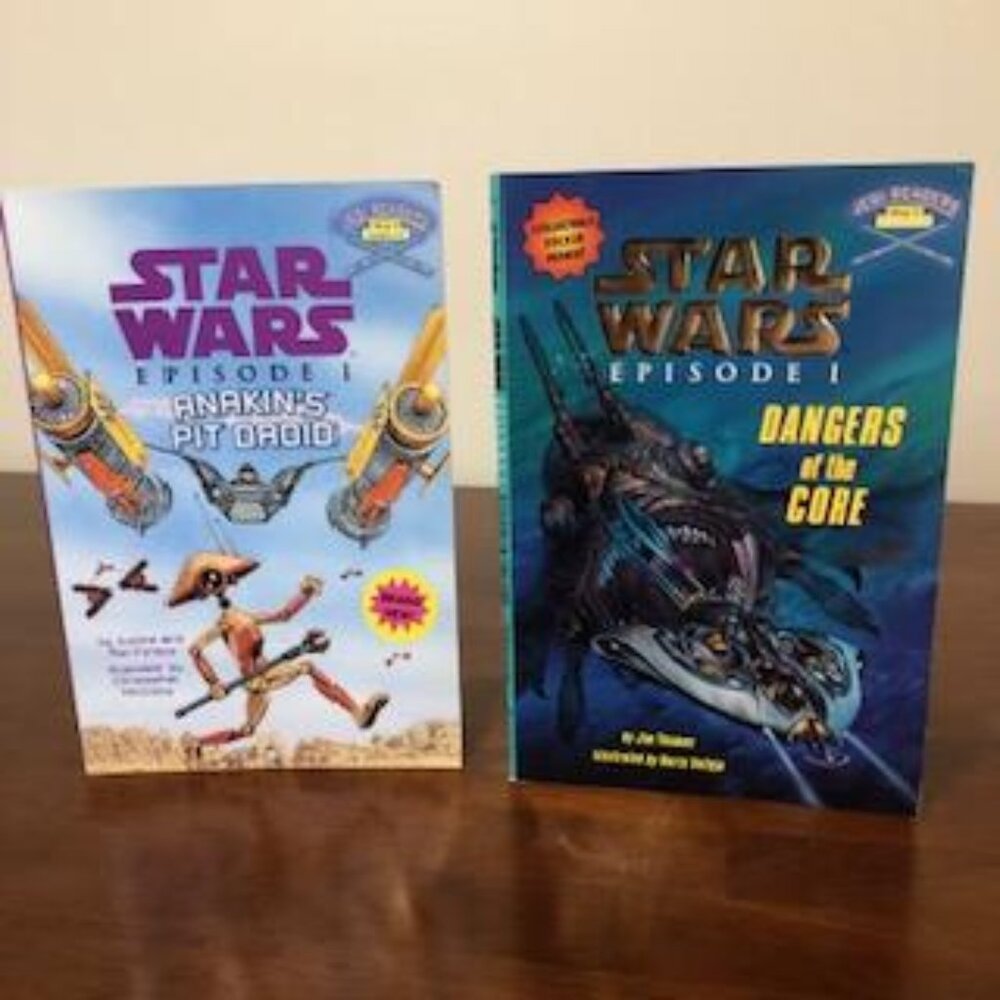 Star Wars Episode I Vintage Pre-Owned Children Books Bundle of 2.